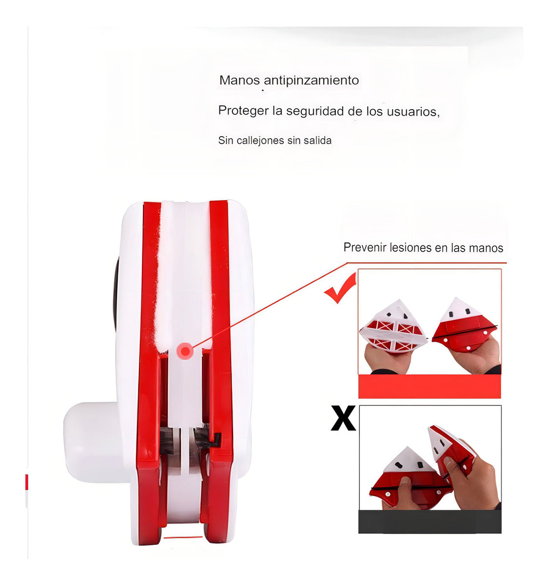 Limpia Vidrios Magnetico Limpiador De Vidrios Ventanas Hogar